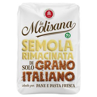 LA MOLISANA SEMOLA RIMACINATA DI GRANO DURO KG.1 (case of 12 pieces) - Case of 12 pieces